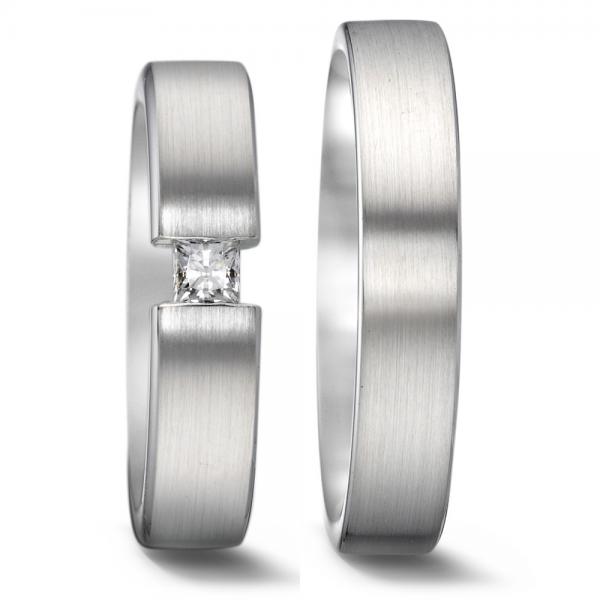 Weidner Trauringe Klassisch 62186 + 72186